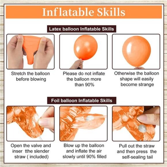 163Pcs Fall Thanksgiving Decorations Balloon Arch Kit, Fall Party Decorations - Picture 4 of 7